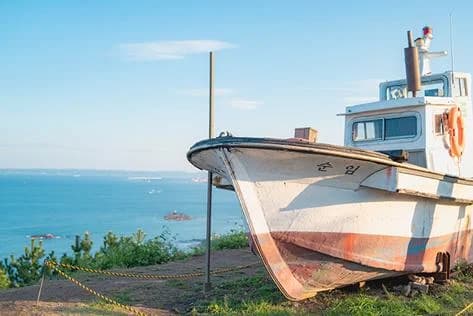The boat at Sabang Memorial Park