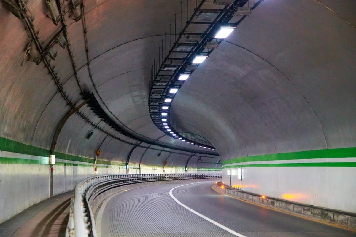 Jahamun Tunnel on the Kim family’s journey home